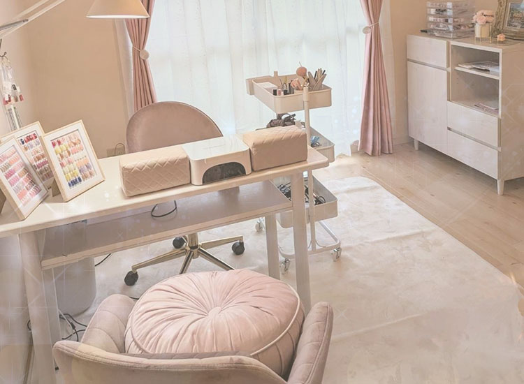 【高松市 （プライベート）ネイルサロン】la naturaのサロン内